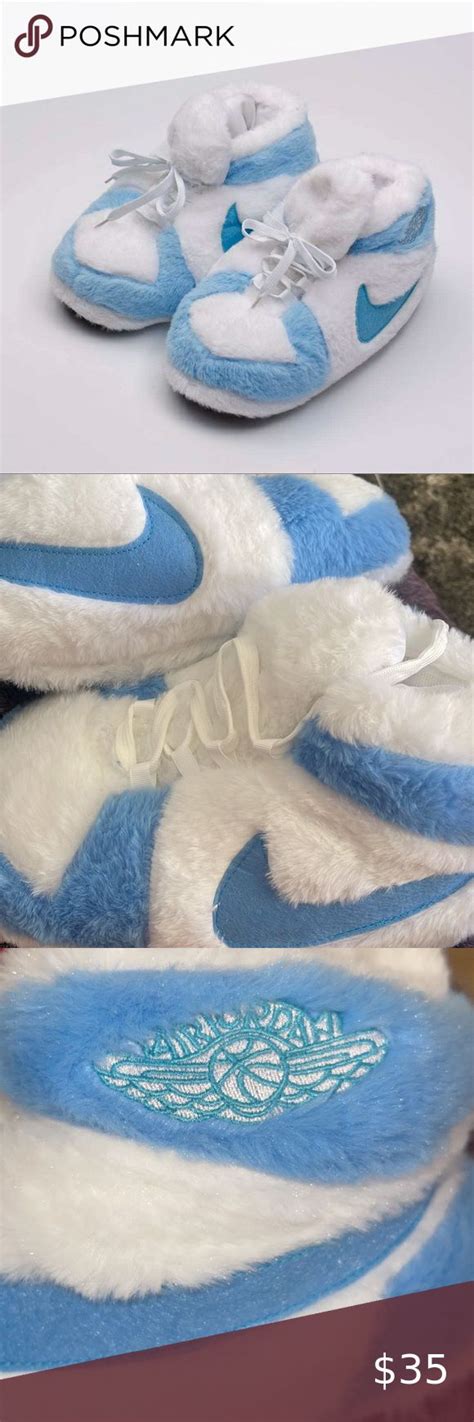 nike big fluffy slippers.